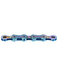 KMC ketting X12L aurora blauw 126s waxed