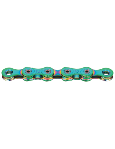KMC ketting X12L aurora green 126s waxed