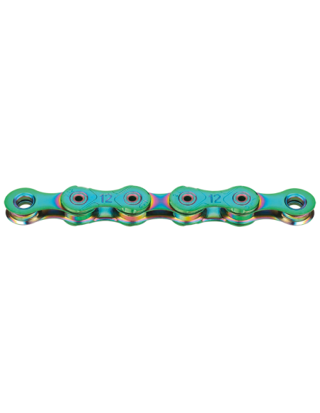 KMC ketting X12L aurora green 126s waxed