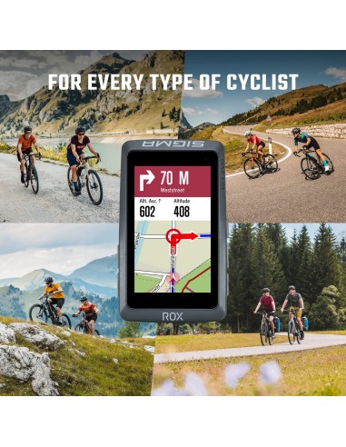 Sigma fietscomputer ROX 12.1 EVO GPS Night Gray Basic