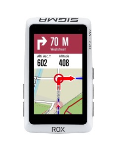 Sigma fietscomputer ROX 12.1 EVO GPS White Basic