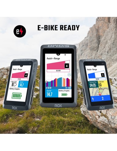 Sigma fietscomputer ROX 12.1 EVO GPS White Basic