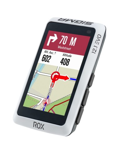 Sigma fietscomputer ROX 12.1 EVO GPS White Basic