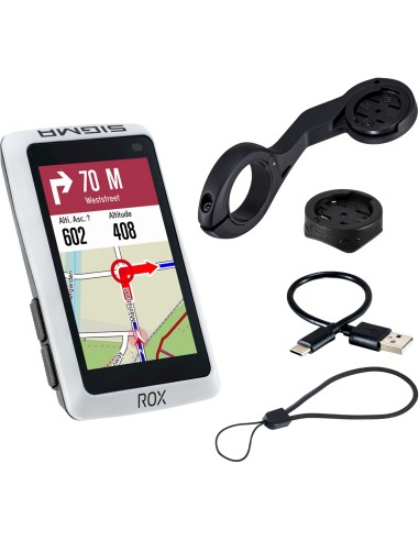 Sigma fietscomputer ROX 12.1 EVO GPS White Basic