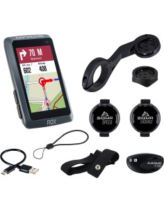 Sigma fietscomputer ROX 12.1 EVO Night Gray Set sensoren