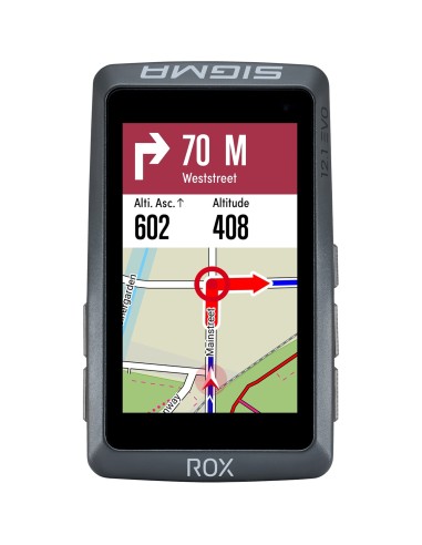 Sigma fietscomputer ROX 12.1 EVO Night Gray Set sensoren