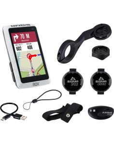 Sigma fietscomputer ROX 12.1 EVO White Set met sensoren