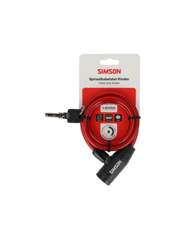 Simson kabelslot kinder 8x90