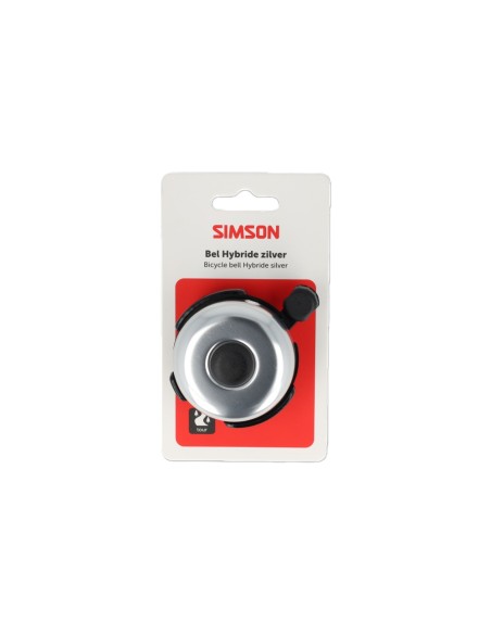 Simson bel Hybride zilver