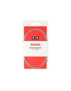 Simson schakel binnenkabel rvs 2.25m