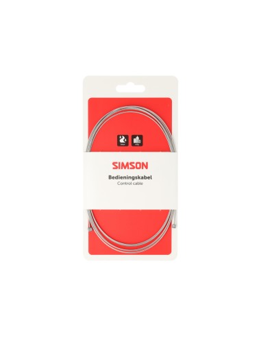 Simson schakel binnenkabel rvs 2.25m