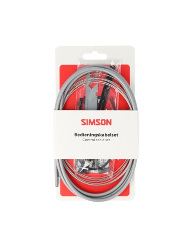 Simson schakel kabel Nexus rvs grijs
