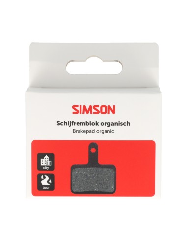 Simson schijfremblok organisch Shimano/Tektro
