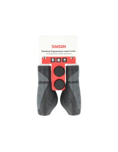 Simson handvatten Ergonomics zwart/antraciet