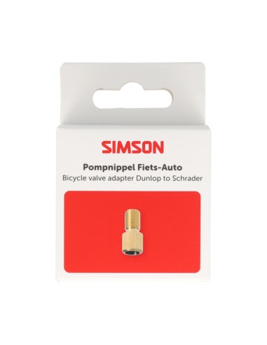 Simson pompnippel fiets/auto