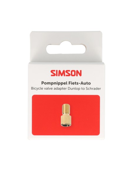 Simson pompnippel fiets/auto
