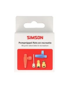 Simson pompnippel assortiment fiets en recreatie 5-delig