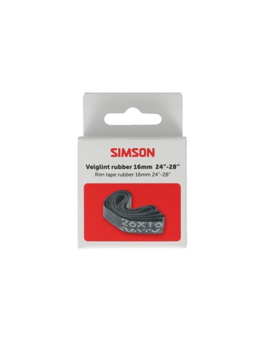 Simson velglint 24/28 rubber 16mm
