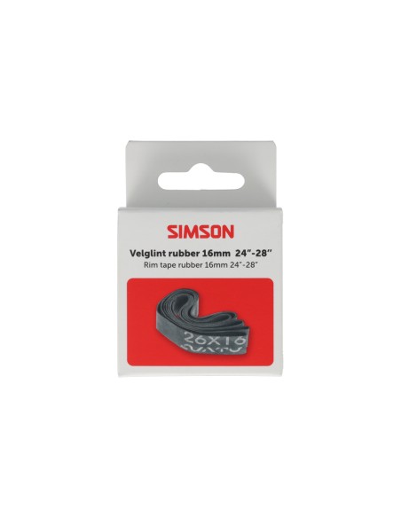 Simson velglint 24/28 rubber 16mm