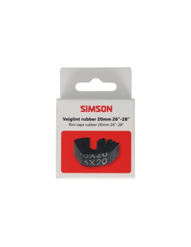 Simson velglint 26/28 rubber 20 mm