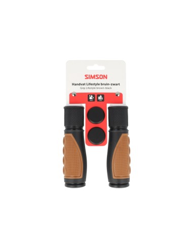 Simson handvatten Lifestyle bruin/zwart