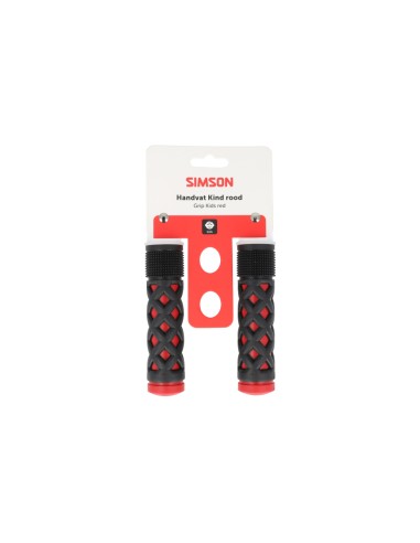 Simson handvatten kinder rood/zwart