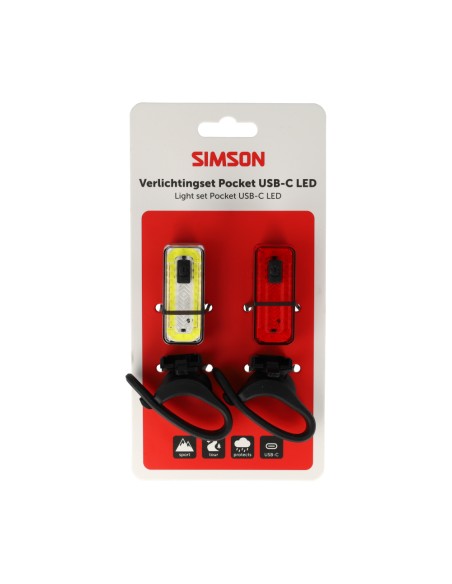 Simson verlichtingsset Aurora Pocket