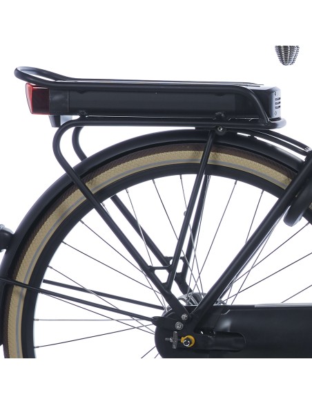 Cortina achterdrager E-U4 jet black matt 230mm