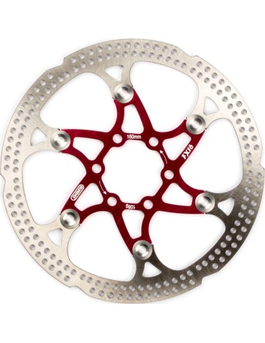 Elvedes remschijf 160mm FX zesgats 1.8mm rood
