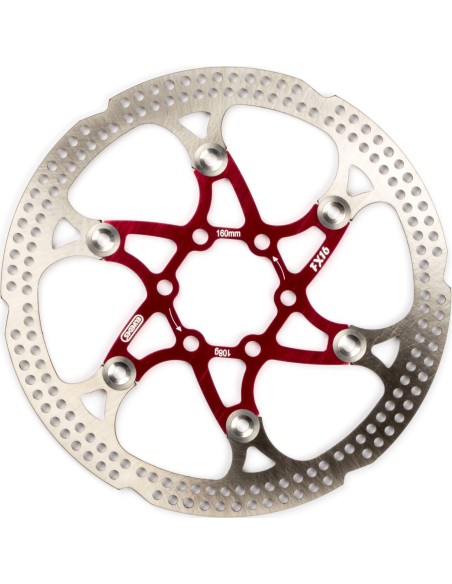 Elvedes remschijf 160mm FX zesgats 1.8mm rood