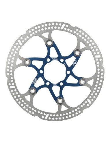 Elvedes remschijf 160mm FX zesgats 1.8mm blauw