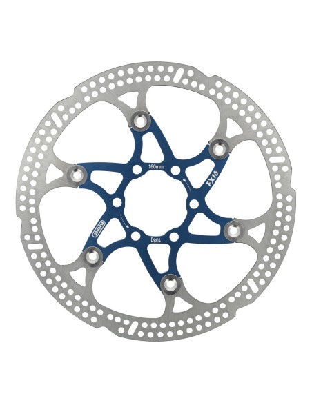 Elvedes remschijf 160mm FX zesgats 1.8mm blauw