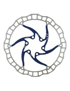 Elvedes remschijf 160mm LX One Piece zesgats 1.8mm blauw