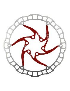 Elvedes remschijf 160mm LX One Piece zesgats 1.8mm rood