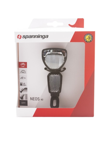 Spanninga koplamp Neos 40 XE 6-12 v E-bike