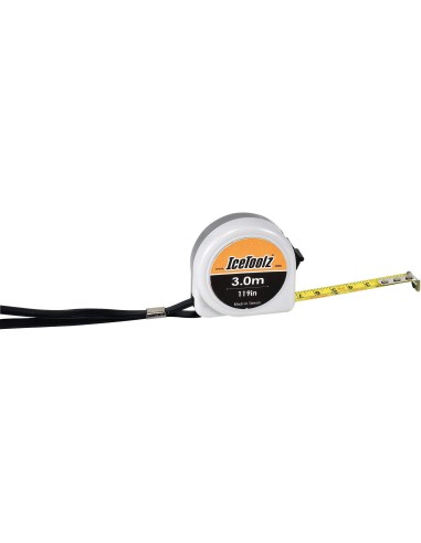 Icetoolz rolmaat 3m (cm + inches)