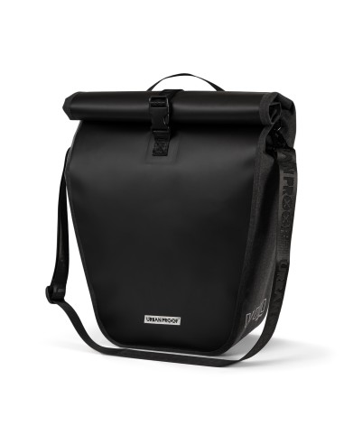 Urban Proof fietstas enkel District recycled zwart 20L