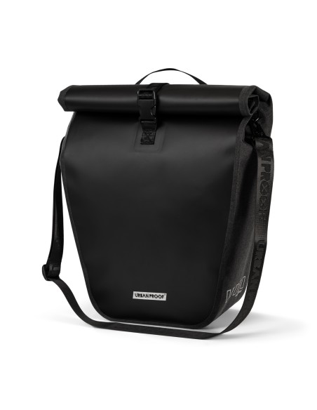 Urban Proof fietstas enkel District recycled zwart 20L