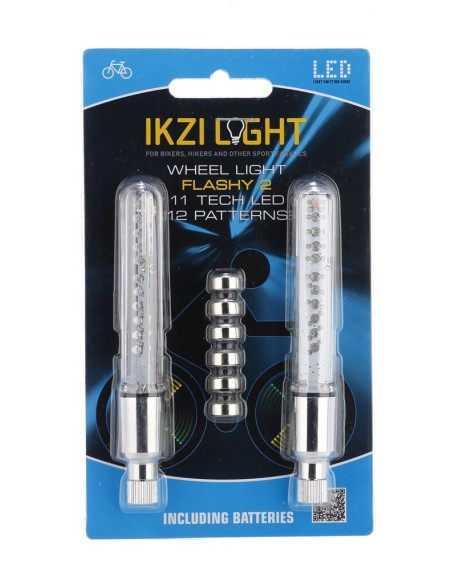 IKZI Light Ventiellichten 11 led batterij 2 stuks