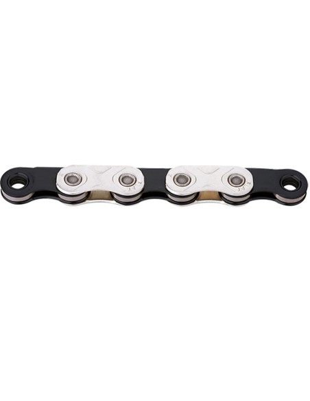 KMC ketting X Flattop SRAM 126s waxed silver/black
