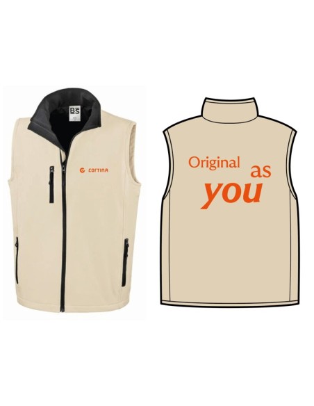Cortina softshell bodywarmer maat XXL