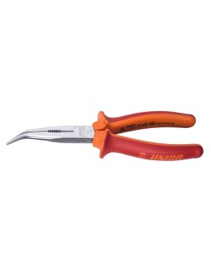 Unior telefoontang met snijkanten, vertand, gebogen 512/1vd