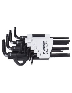 Unior stiftsleutelset, tx in kunststof houder 220/7txph tx8