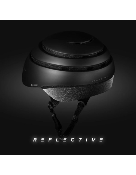 Closca helm Loop reflective zwart L 60-63cm