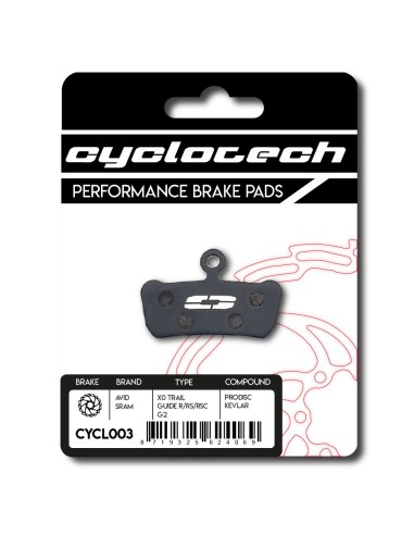 Cyclotech schijfremblok Prodisc Kevlar Sram G2