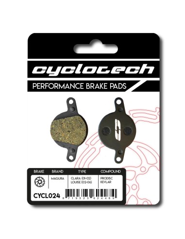 Cyclotech schijfremblok Prodisc Kevlar Magura Clara