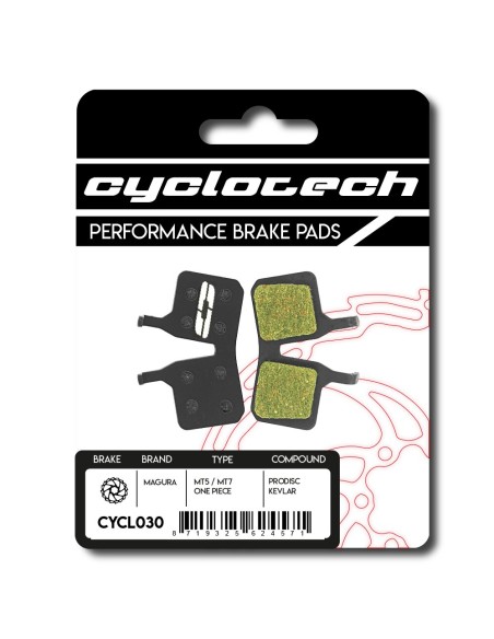 Cyclotech schijfremblok Prodisc Kevlar Magura MT5