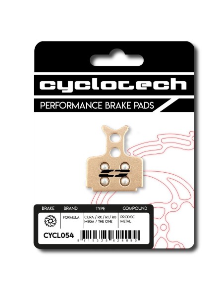 Cyclotech schijfremblok Prodisc Metal Formula Cura