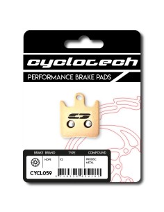 Cyclotech schijfremblok Prodisc Metal Hope X2