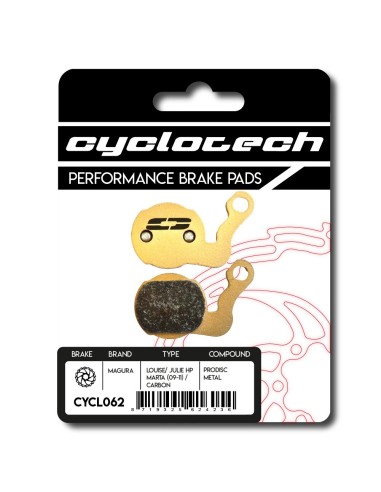 Cyclotech schijfremblok Prodisc Metal Magura Louise